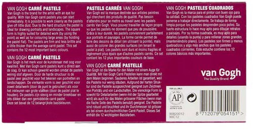Bruynzeel craie pastel Van Gogh set 12 couleurs pour adultes-3