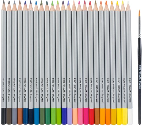 Bruynzeel crayons aquarellables set Rijksmuseum 24 couleurs boîte Van Gogh-3