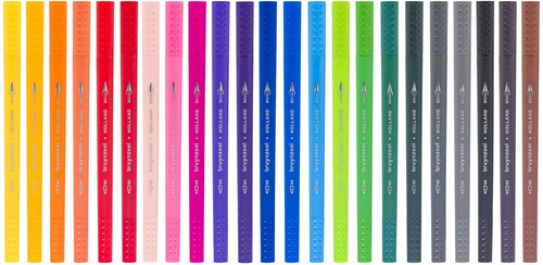 Bruynzeel set de feutres fineliner brush - 24 couleurs pour dessiner-2