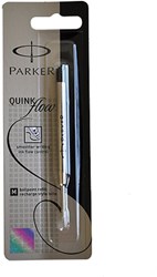 Parker recharge bille noire medium - Recharge Quinkflow pour stylo Parker