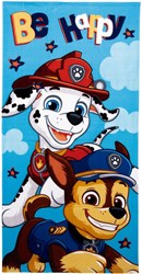 Lobbes serviette Paw Patrol microfibre 70x140cm plage enfants