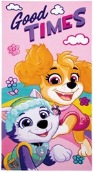 Lobbes serviette de plage Paw Patrol microfibre 70x140cm enfants