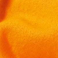 Filges tissu flanelle coton orange clair 130 cm large - tissu couture