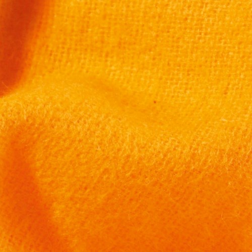 Filges tissu flanelle coton orange clair 130 cm large - tissu couture