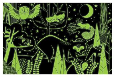 Mudpuppy puzzle Glow in Dark - Dans la forêt - 100 pièces - puzzle-3