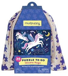 Puzzle Mudpuppy pour la route Unicorn Magic - 36 pièces