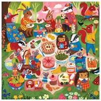 Mudpuppy puzzle animaux - Pique-nique en forêt 500 pièces carton FSC-3