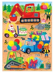 Mudpuppy puzzle chantier - 12 pièces - jouet éducatif