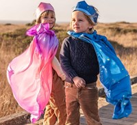 Sarah's Silks cape de jeu en soie - cape pour enfants, réversible