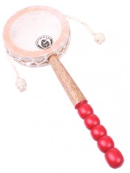 Kids at Work instrument de musique en bois damru pour enfants plaisir musical