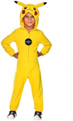 Kinderkostuum Pokemon Pikachu Onesie, 4-6 jaar