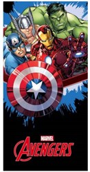 Serviette de plage Avengers coton 70x140 cm Marvel super-héros