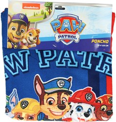 Poncho serviette Paw Patrol 55x110cm pour enfants Paw Patrol