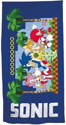 Drap de plage Sonic the Hedgehog 140x70cm - Serviette enfant
