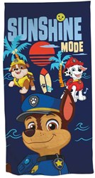 Lobbes Drap de plage PAW Patrol 70x140 cm Chase Marshall Rubble enfants