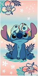 Lobbes drap de plage Stitch et Scrump 70x140 cm serviette polyester