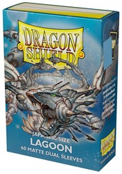 Asmodee Dragon Shield protège-cartes Lagoon format japonais 60 pièces