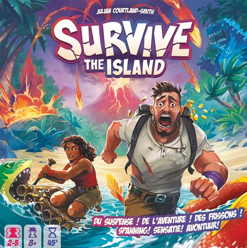 Zygomatic jeu de société Survive the Island - jeu d'aventure familial stratégique-2