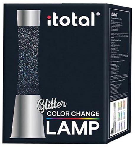 Lobbes lampe à paillettes ambiance avec télécommande et changement de couleur