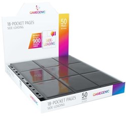 Gamegenic classeur cartes Sideloading 18 pochettes noir 50 pièces