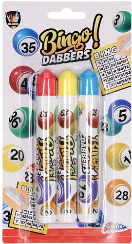 Creative Craft Group set de marqueurs bingo - 3 couleurs - feutres pour bingo-2