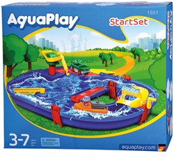 Aquaplay circuit d'eau Startset 1501 - Port de jeu avec Wilma l'hippopotame