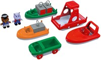 Aquaplay set de bateaux - jouet d'eau avec Wilma & Bo - 10 pièces-2