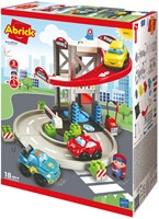 Abrick garage jouet - grand coffret avec voitures et figurine