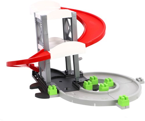 Abrick garage jouet - grand coffret avec voitures et figurine-2