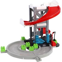 Abrick garage jouet - grand coffret avec voitures et figurine-3