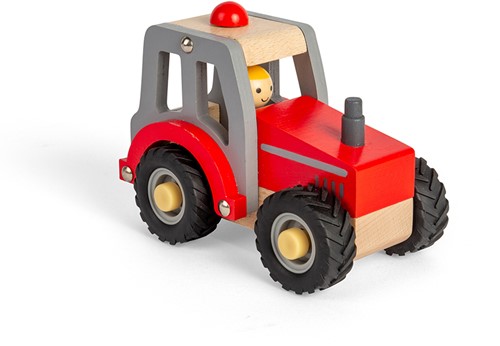 BigJigs Mini Tractor Red