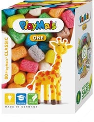 PlayMais set de construction girafe - jouet créatif - plus de 70 pièces