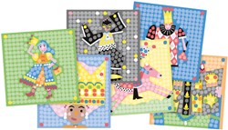 PlayMais kit créatif cartes mosaïque princesse jouet créatif