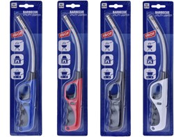 Briquet à gaz flexible long pour barbecue et bougies - briquet avec sécurité enfant