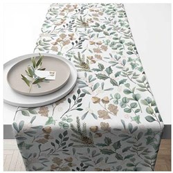 Ambiente chemin de table feuilles 40x150cm - textile de table décoratif