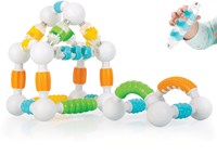 Guidecraft Grippies® Shake, Build and Curve - 70 pc. Set-2