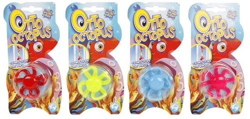 Sticky Otto la pieuvre jouet autocollant de fenêtre décoration