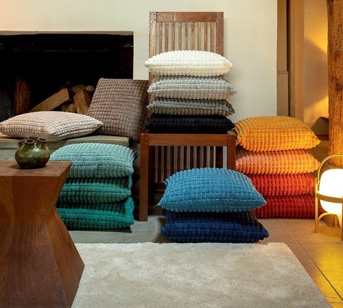 Dutch Decor coussin 45x45 cm anthracite - coussin canapé luxe-3