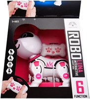 Robo Luna chien robot interactif avec yeux LED et télécommande