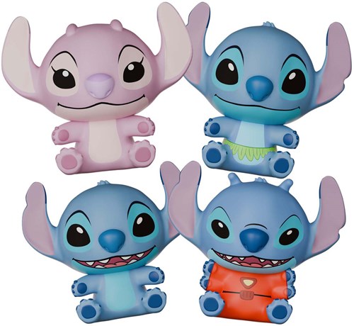Stitch figurine à presser slow rising multicolore film merchandising