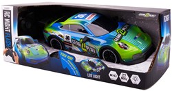 RC Night Flash voiture télécommandée - voiture de course avec LED 1:16