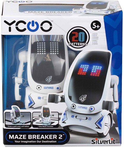 Robot Maze Breaker II - Robot interactif avec visage LED et fonction d'enregistrement-2