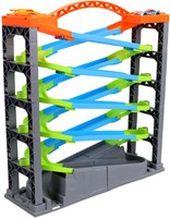 KiddyGo circuit de course jouet - circuit deluxe à 5 niveaux et 2 voitures-3
