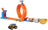 Hot Wheels Monster Trucks Circuit Looping - Coffret Défi Trophée Bigfoot-3