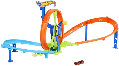Hot Wheels circuit de jouet Rapid Launch & Loop - Set de piste looping-2