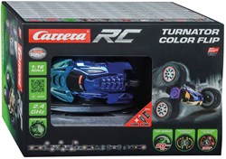 Carrera RC voiture cascade Turnator Color Flip - voiture télécommandée 1:16 avec LED