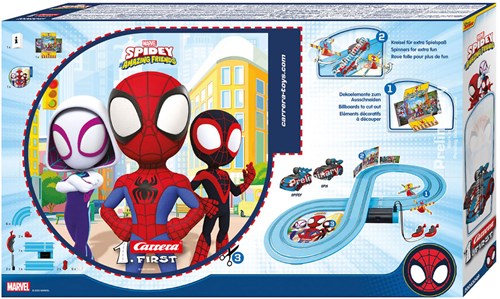 Carrera circuit Spidey 2,4m - Circuit de course Spider-Man jouet