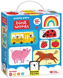 Banana Panda jouet puzzle premiers mots 15 mois+