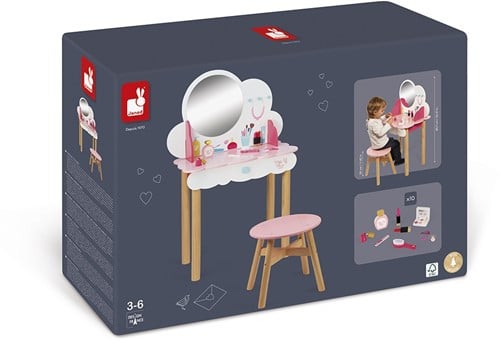 Janod coiffeuse jouet - P'tite Miss coiffeuse pour enfants-2