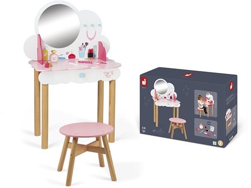 Janod coiffeuse jouet - P'tite Miss coiffeuse pour enfants-3